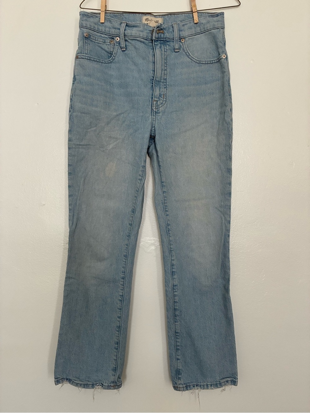 Madewell Light Blue Straight-Leg Men's Jeans